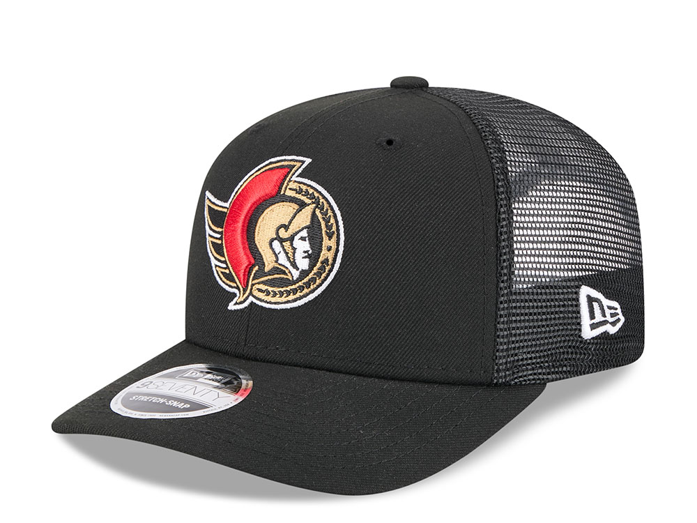 New Era Ottawa Senators Black Edition 9Seventy Trucker Snapback Hat