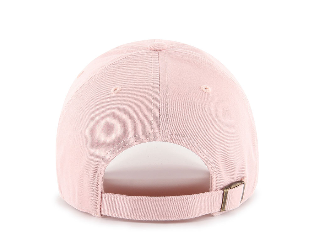 47 Brand New York Yankees Pink Clean Up Strapback Hat