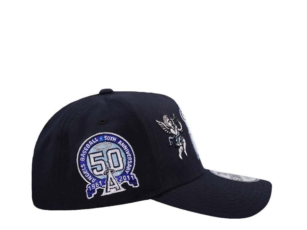New Era Anaheim Angels 50th Anniversary Cupids Navy Prime Edition 9Forty A Frame Snapback Hat