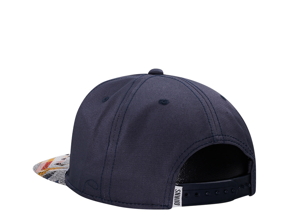 Djinns Aztek Navy Snapback Hat