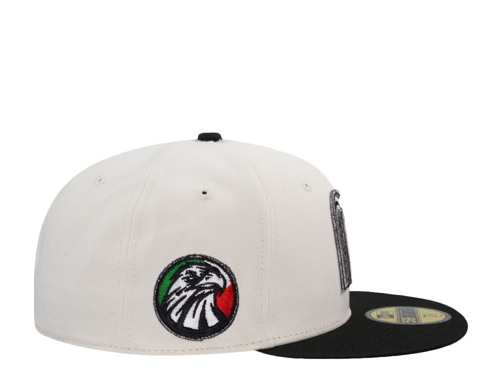 New Era Mexico Metallic Chrome Two Tone Edition 59Fifty Fitted Hat
