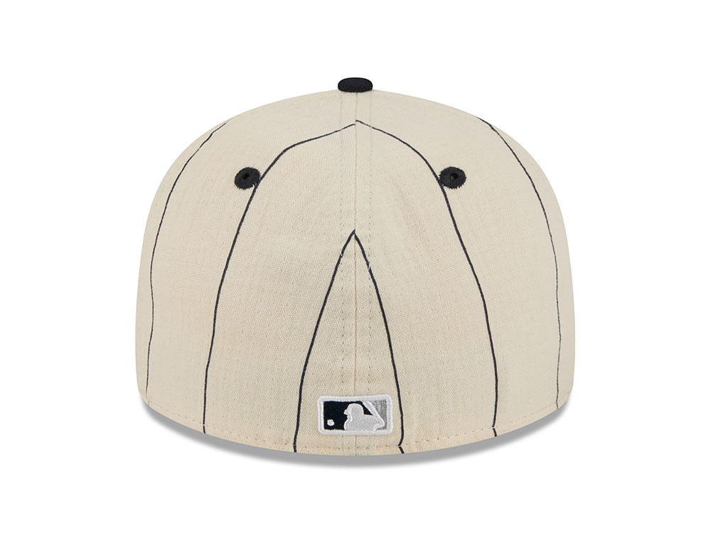 New Era New York Yankees Linen Two Tone Edition 59Fifty Retro Crown Fitted Hat