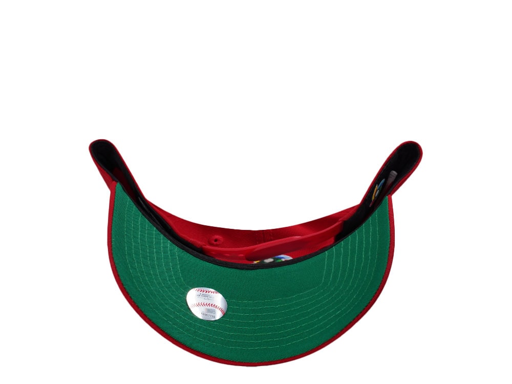 New Era Mexico World Baseball Classic Mexico Scarlet Edition 9Forty A Frame Snapback Hat