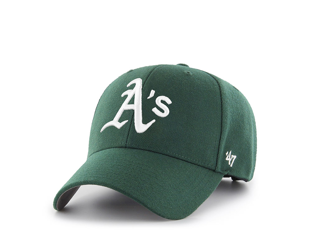 47Brand Oakland Athletics Green Classic Strapback Hat