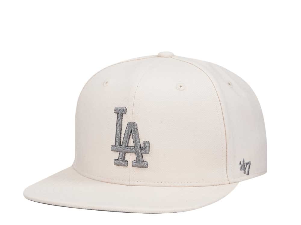 47Brand Los Angeles Dodgers Ballpark Natural Captain MVP Snapback Hat