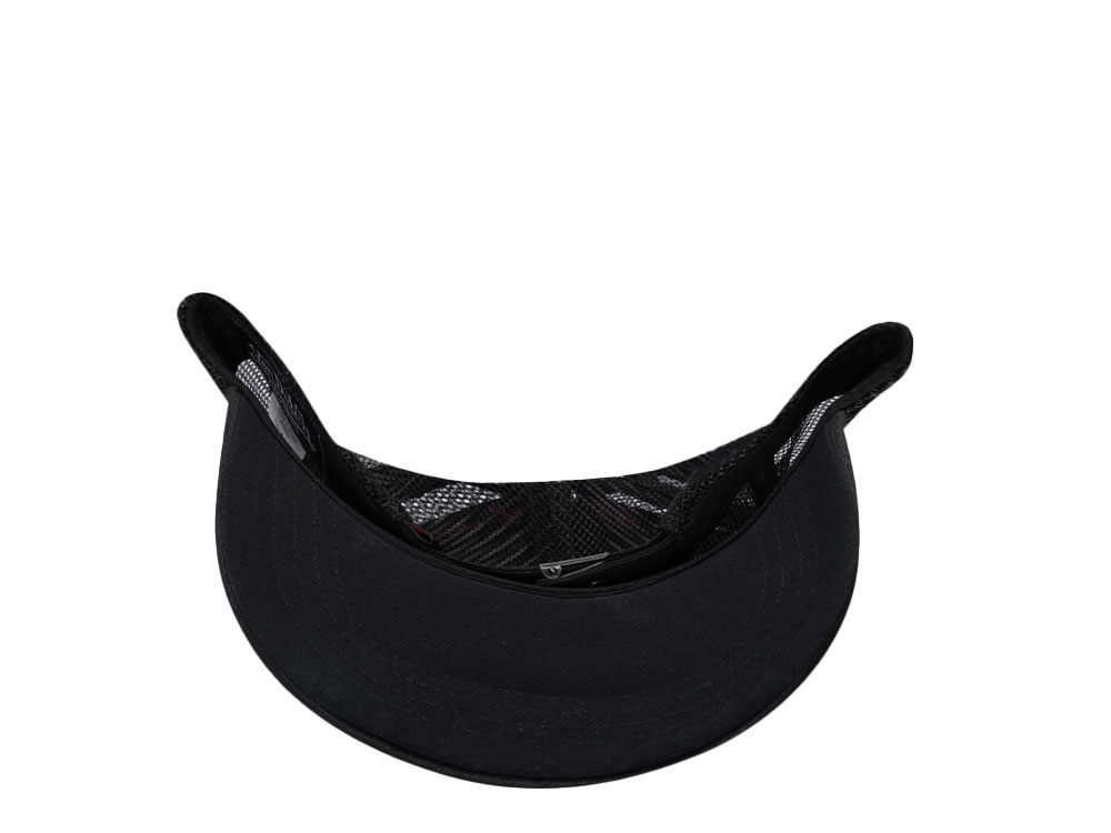 Von Dutch Screen Print Black Trucker Edition Strapback Hat