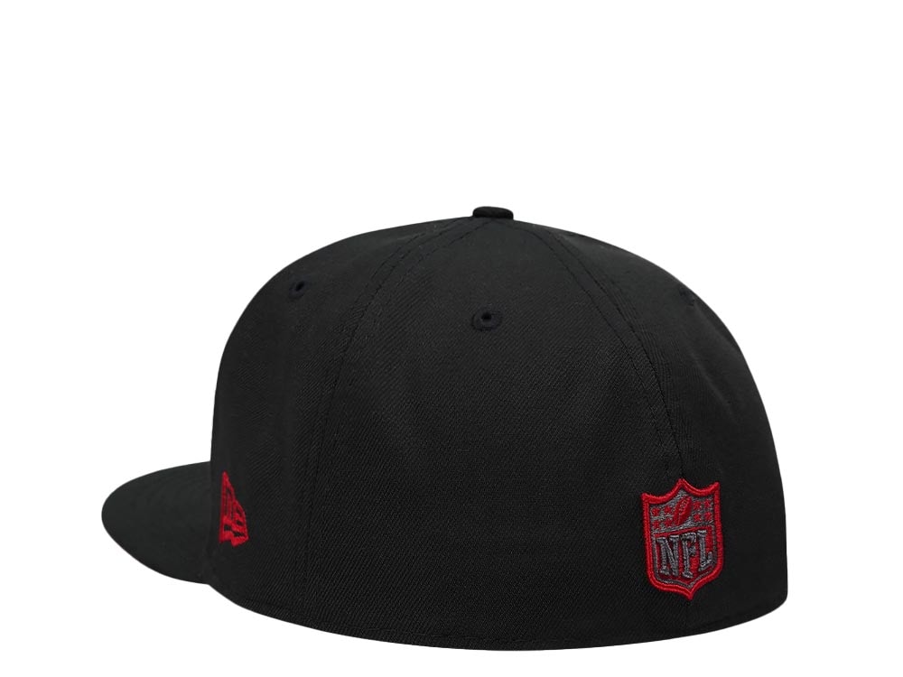 New Era Atlanta Falcons Black in Black Classic Edition 59Fifty Fitted Hat
