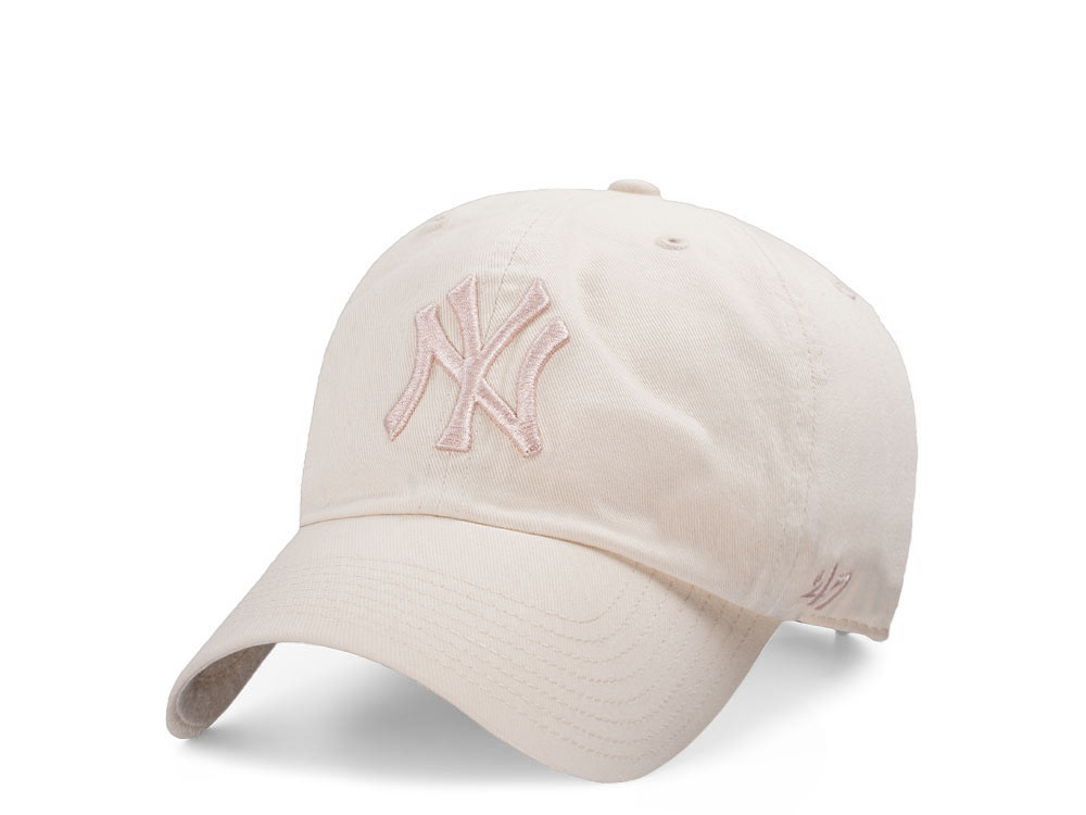 47Brand New York Yankees Natural Pink Logo Clean up  display picture 1