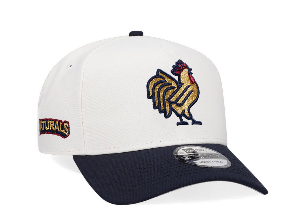 New Era Northwest Arkansas Naturals Chrome Two Tone Edition 9Forty A Frame Snapback Hat