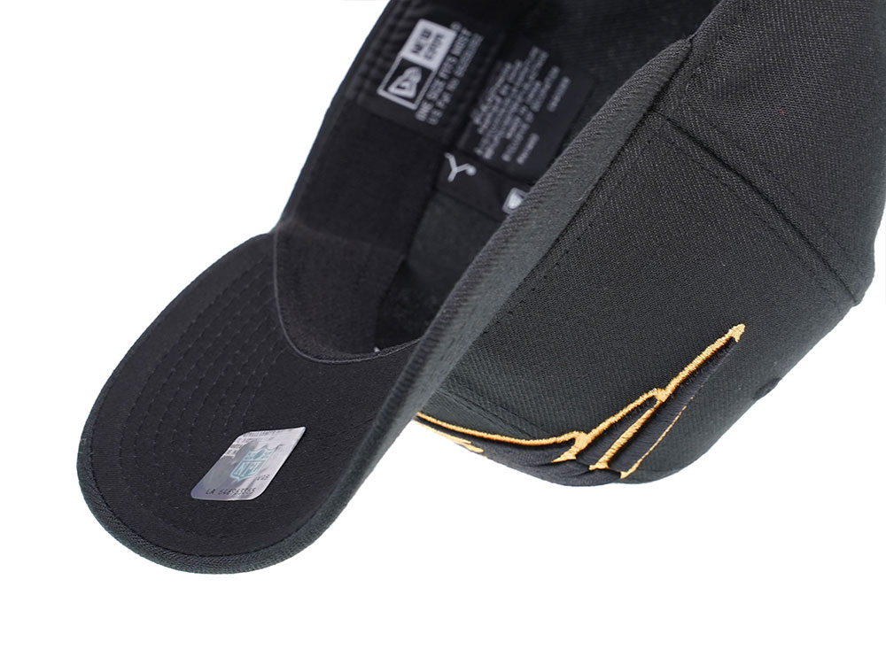 NEW ERA NEW ENGLAND PATRIOTS BLACK AND GOLD EDITION 9FIFTY STRETCH SNAPBACK CAP