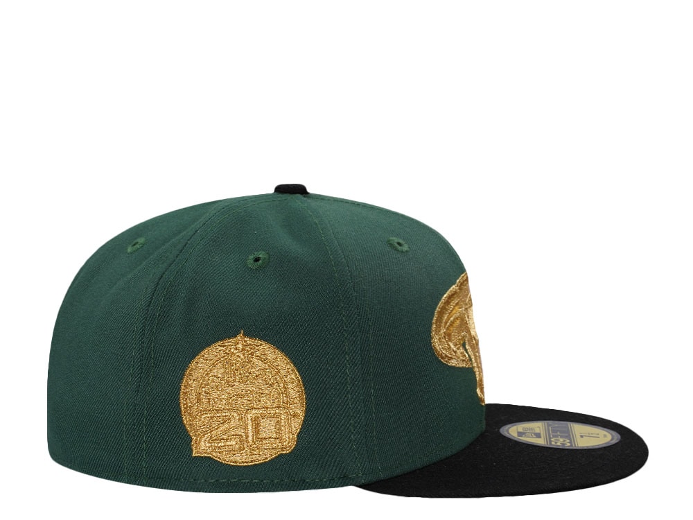 New Era Dallas Stars 20th Anniversary Green Two Tone Edition 59Fifty Fitted Hat