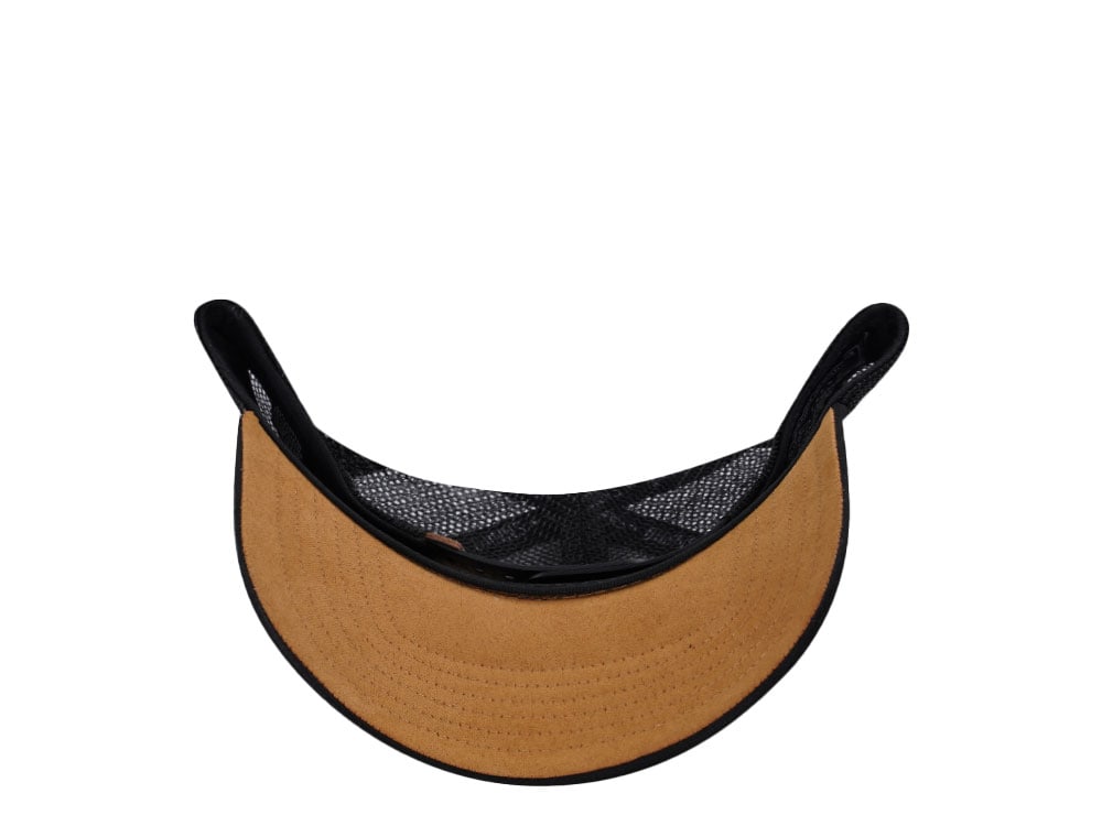 Djinns Lazy Sunday Classic Black Trucker Snapback Hat