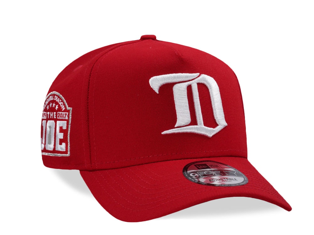 New Era Detroit Red Wings Farewell Season Scarlet Prime Edition 9Forty A Frame Snapback Hat