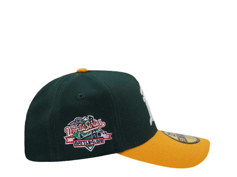 New Era Oakland Athletics World Series 1989 Dark Green Two Tone Edition 59Forty A Frame Fitted Hat