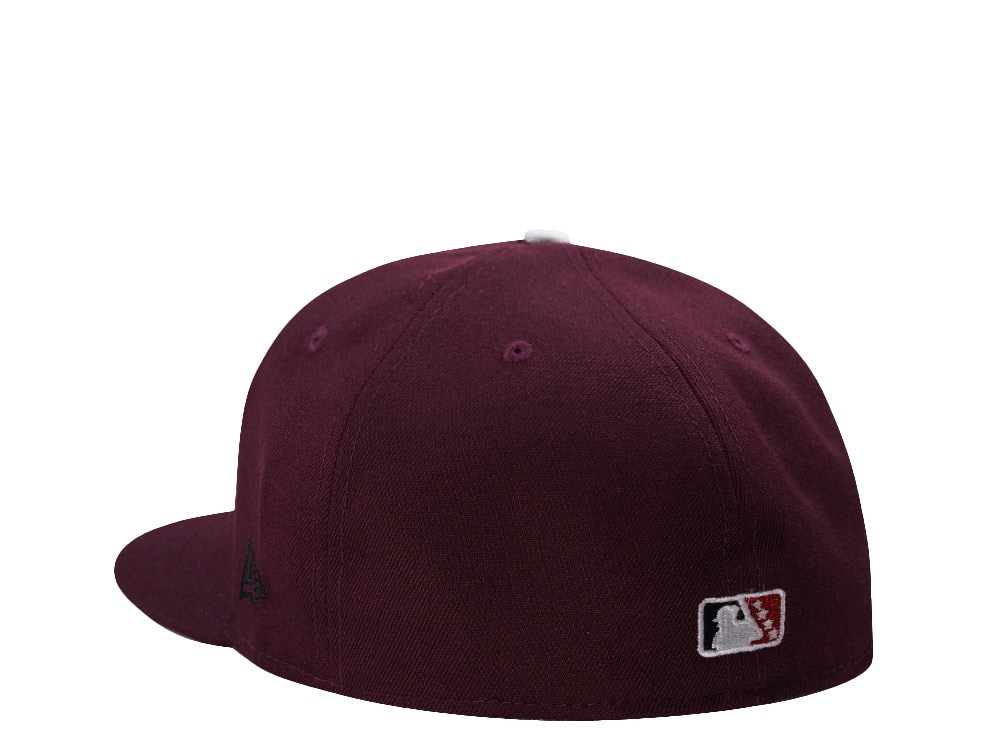 New Era Rochester Red Wings Reaper Glow in the Dark Maroon Prime Horror Edition 59Fifty Fitted Hat
