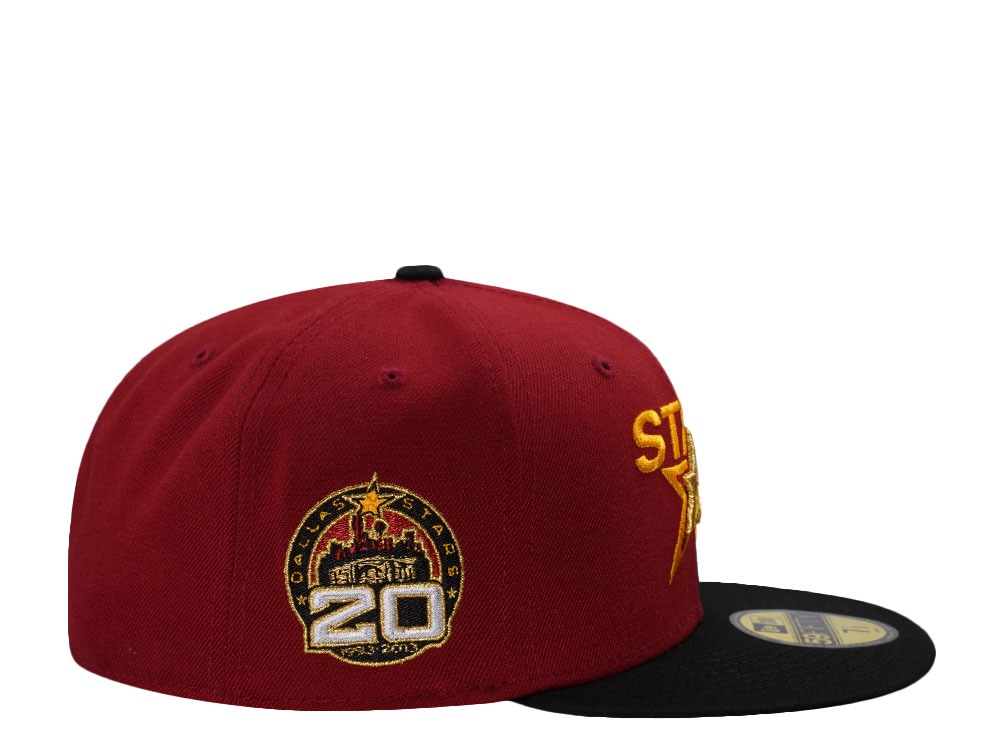 New Era Dallas Stars 20th Anniversary Red Two Tone Edition 59Fifty Fitted Hat