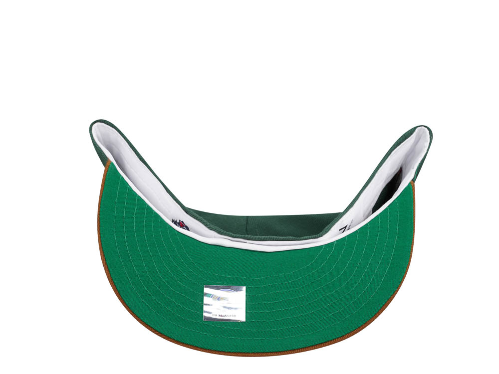 New Era Buffalo Bisons Green Copper Metallic Elite Two Tone Edition 59Fifty Fitted Hat