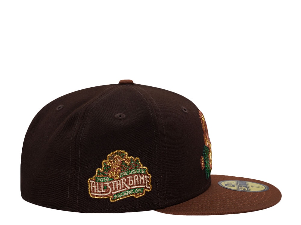 New Era Eugene Emeralds All Star Game 2014 Brown Two Tone Edition 59Fifty Fitted Hat