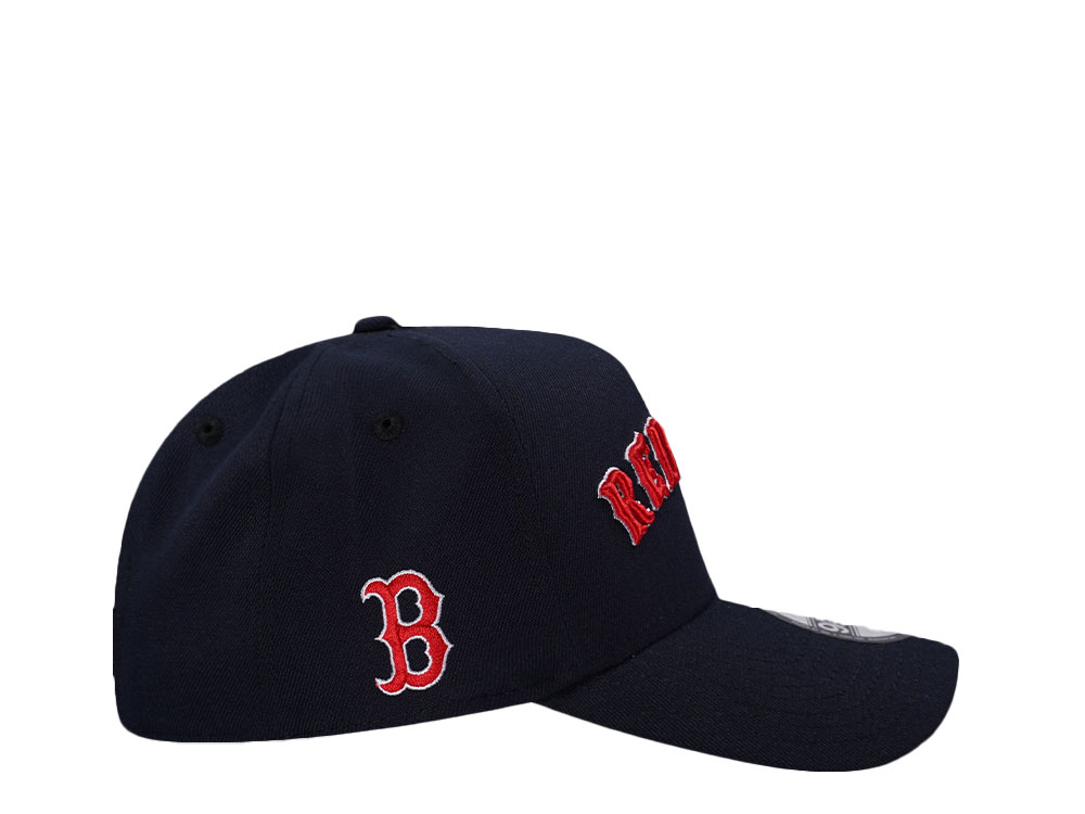 New Era Boston Red Sox Navy Classic Edition 9Forty A Frame Snapback Hat