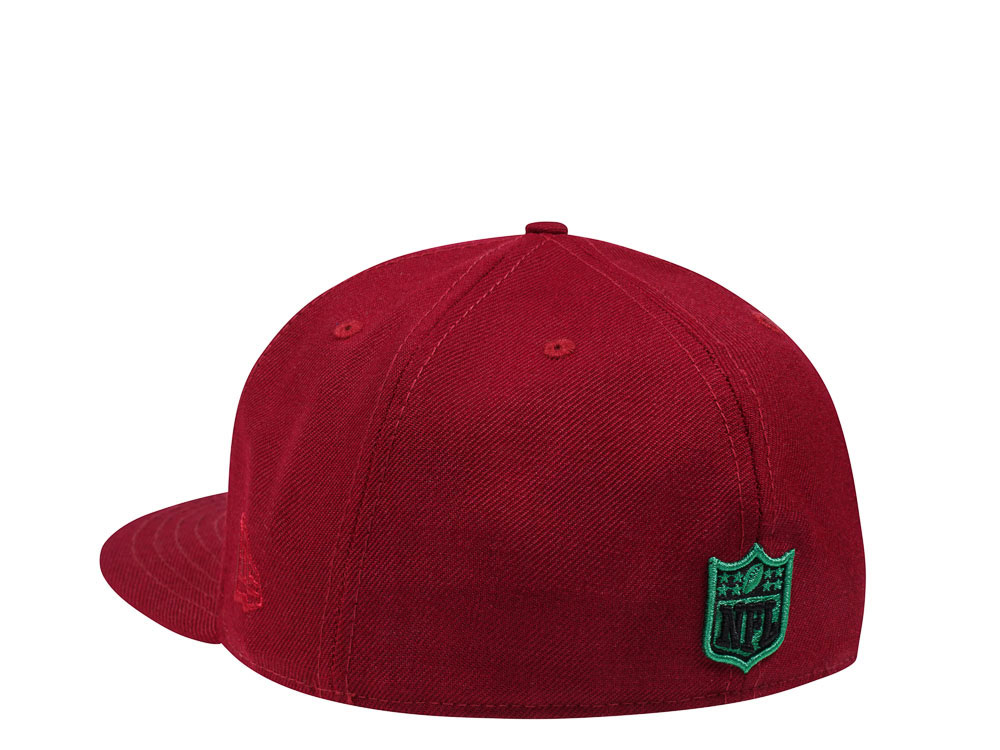 New Era Philadelphia Eagles Red Throwback Edition 59Fifty Fitted Hat