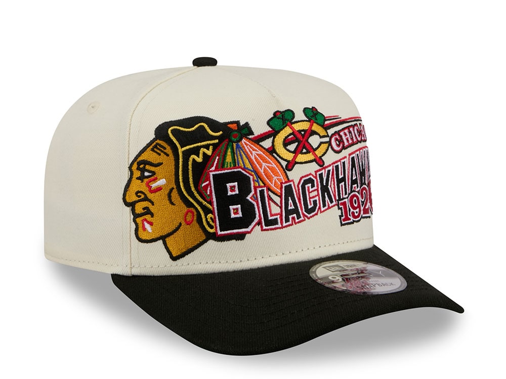 New Era Chicago Blackhawks Classic Logo Two Tone Edition 9Fifty A Frame Snapback Hat