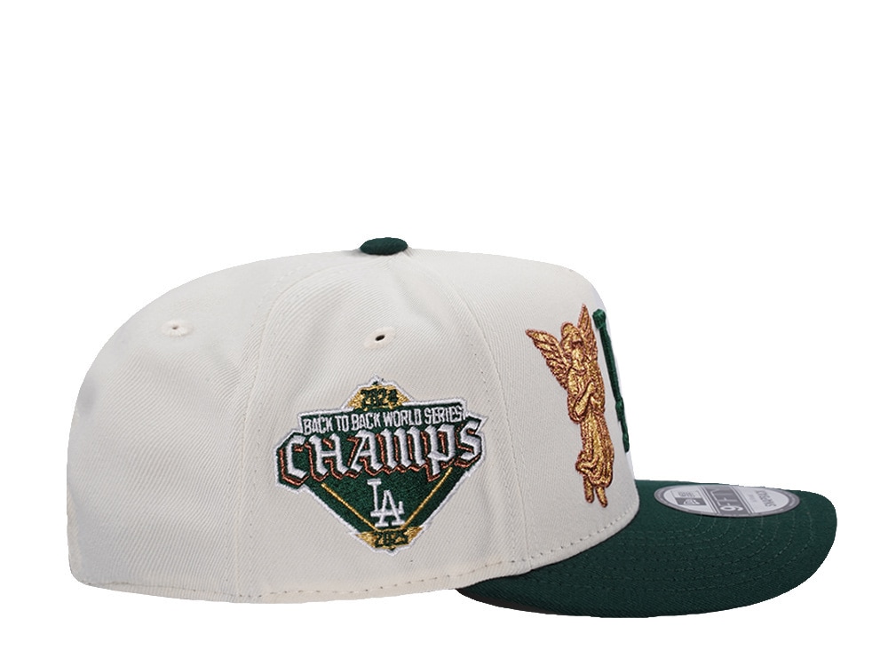 New Era Los Angeles Dodgers World Series 2025 Angel Chrome Two Tone Edition 9Fifty A Frame Snapback Hat