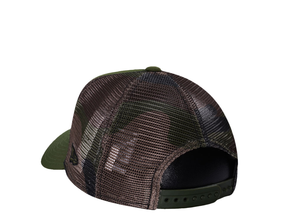 New Era Buffalo Sabres Rifle Camo Trucker Edition 9Forty A Frame Snapback Hat