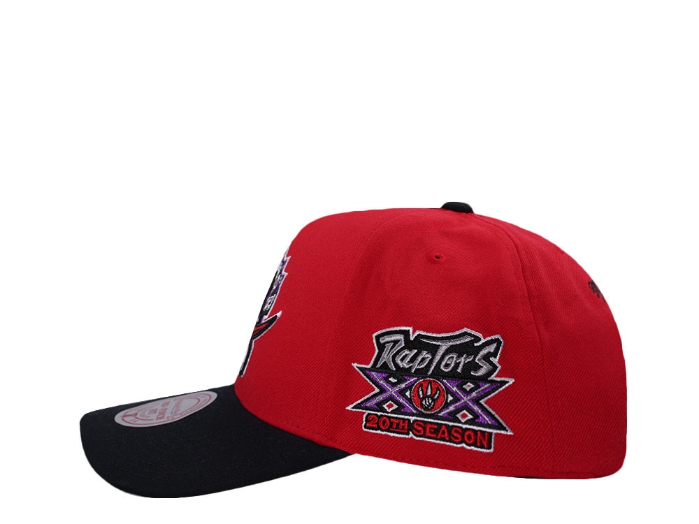Mitchell & Ness Toronto Raptors NBA In The City Red Edition Pro Pinch Fit Snapback Hat