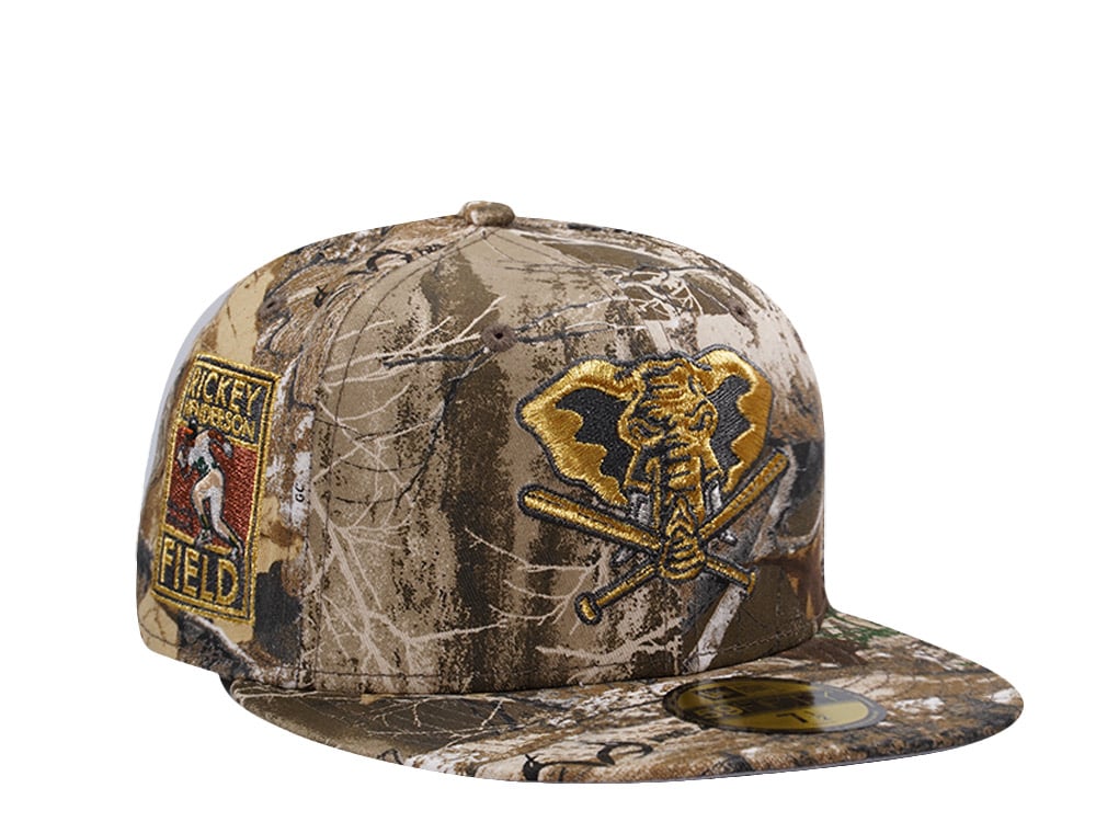 New Era Oakland Athletics Rickey Henderson Realtree Prime Edition 59Fifty Fitted Hat