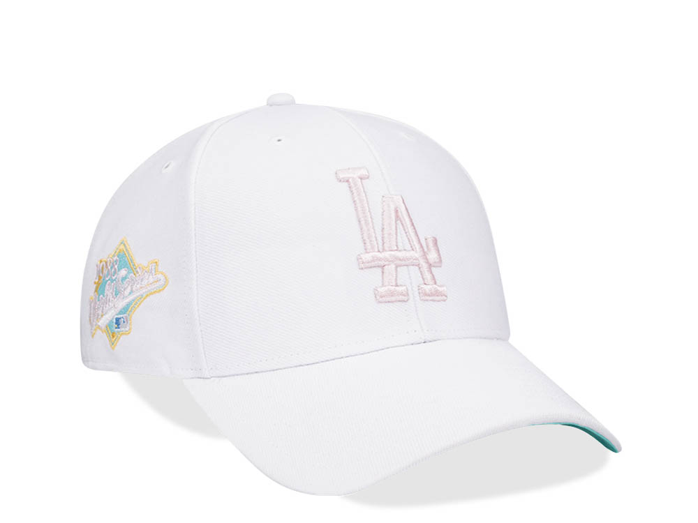 47Brand Los Angeles Dodgers World Series 1988 White Sure Shot MVP Snapback Hat