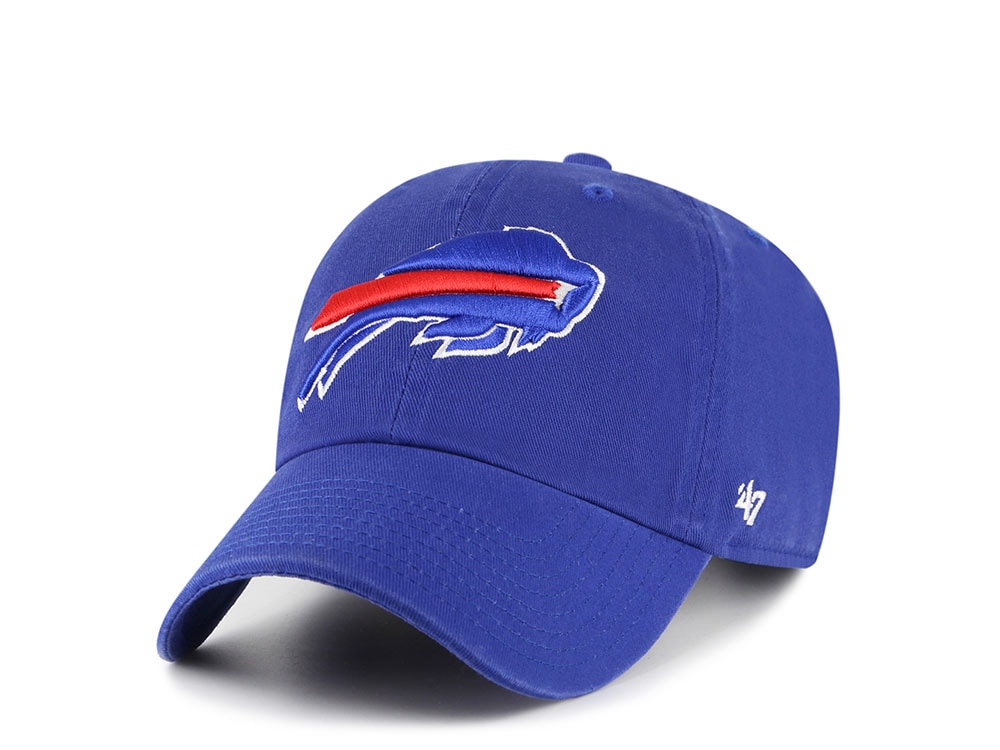 47Brand Buffalo Bills Royal Blue Classic Edition Clean Up Strapback Hat