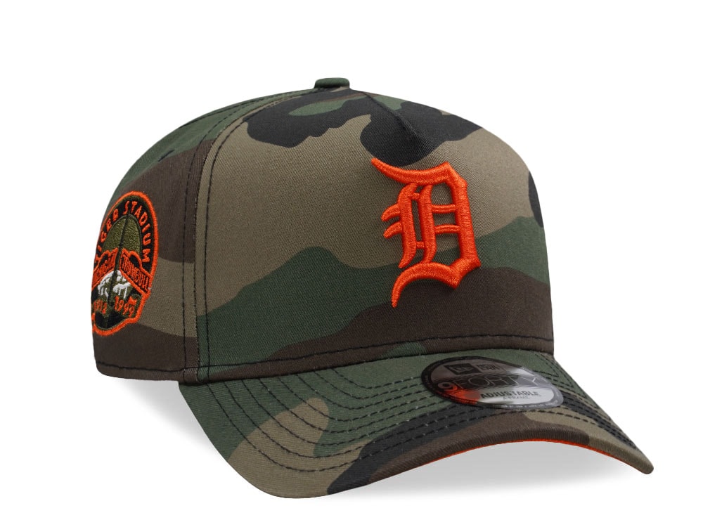 New Era Detroit Tigers Stadium Camo Edition 9Forty A Frame Snapback Hat