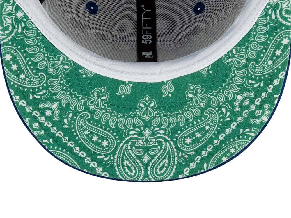 New Era Chicago Cubs World Series 2016 Green Paisley 59Fifty Fitted Hat