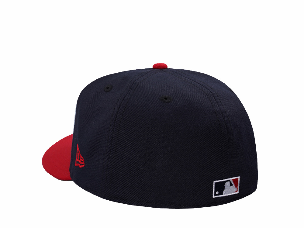 New Era Atlanta Braves World Series 1995 Navy Two Tone Edition Pre Curved 59Fifty Fitted Hat