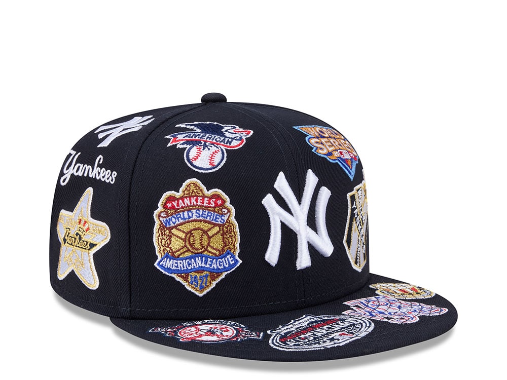 New Era New York Yankees All Over Navy Edition 59Fifty Fitted Hat