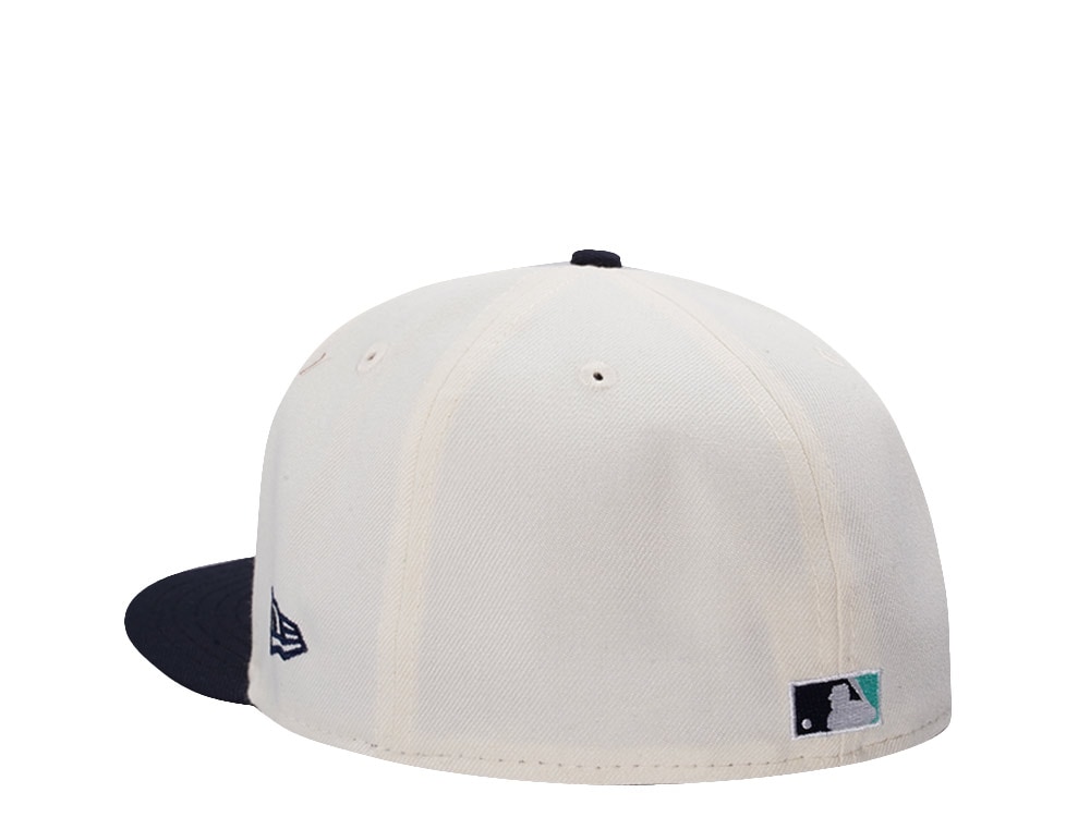 New Era Seattle Mariners 40th Anniversary Mermaid Chrome Two Tone Editon 59Fifty Fitted Hat