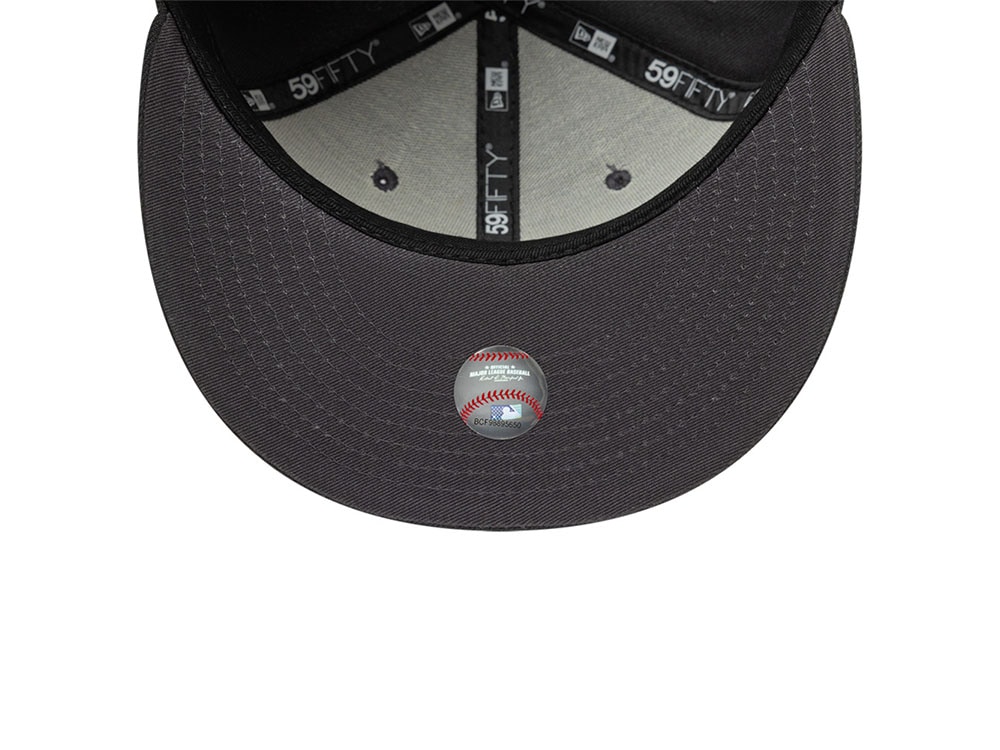 New Era New York Yankees Plain Black Prime Edition 59Fifty Fitted Hat