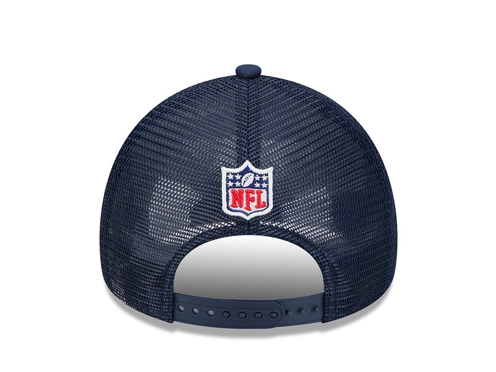 New Era New York Giants Sideline 2024 9Forty A Frame Trucker Snapback Hat