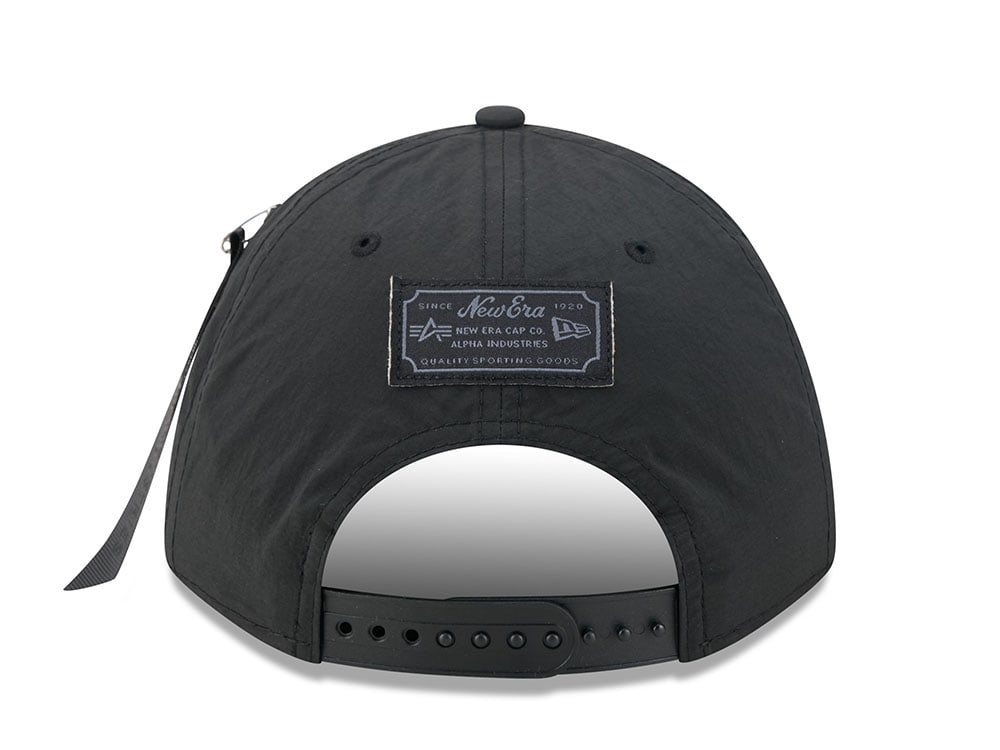 New Era Alpha Industries Los Angeles Dodgers Black Prime Edition 9Forty M Crown A Frame Snapback Hat
