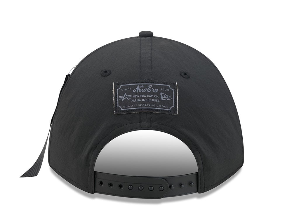 New Era Alpha Industries Chicago White Sox Black Prime Edition 9Forty M Crown A Frame Snapback Hat