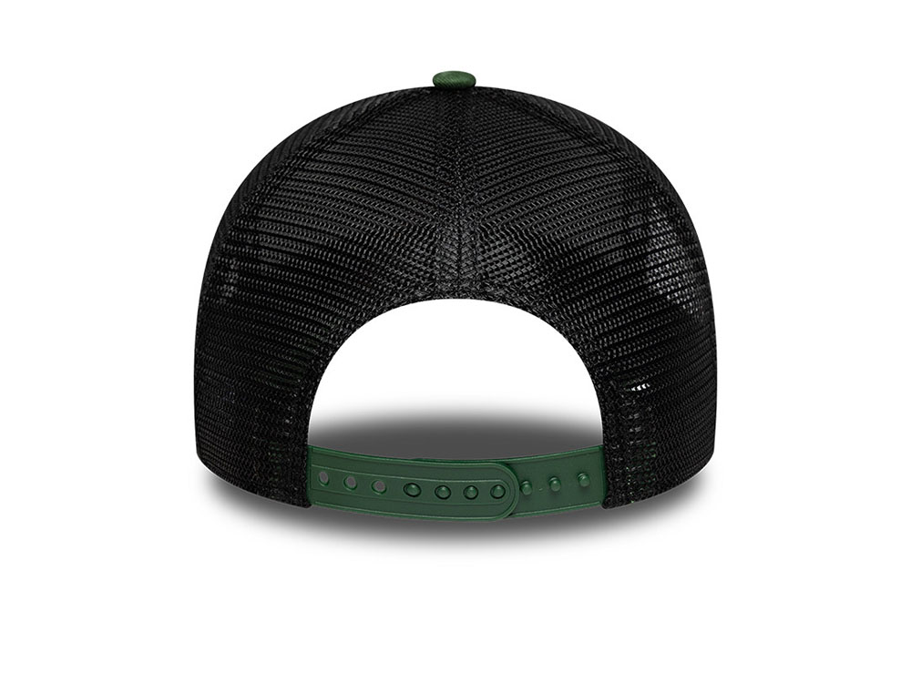 New Era Barcelona Fc Seasonal Dark Green Prime Edition 9Forty A Frame Trucker Snapback Hat