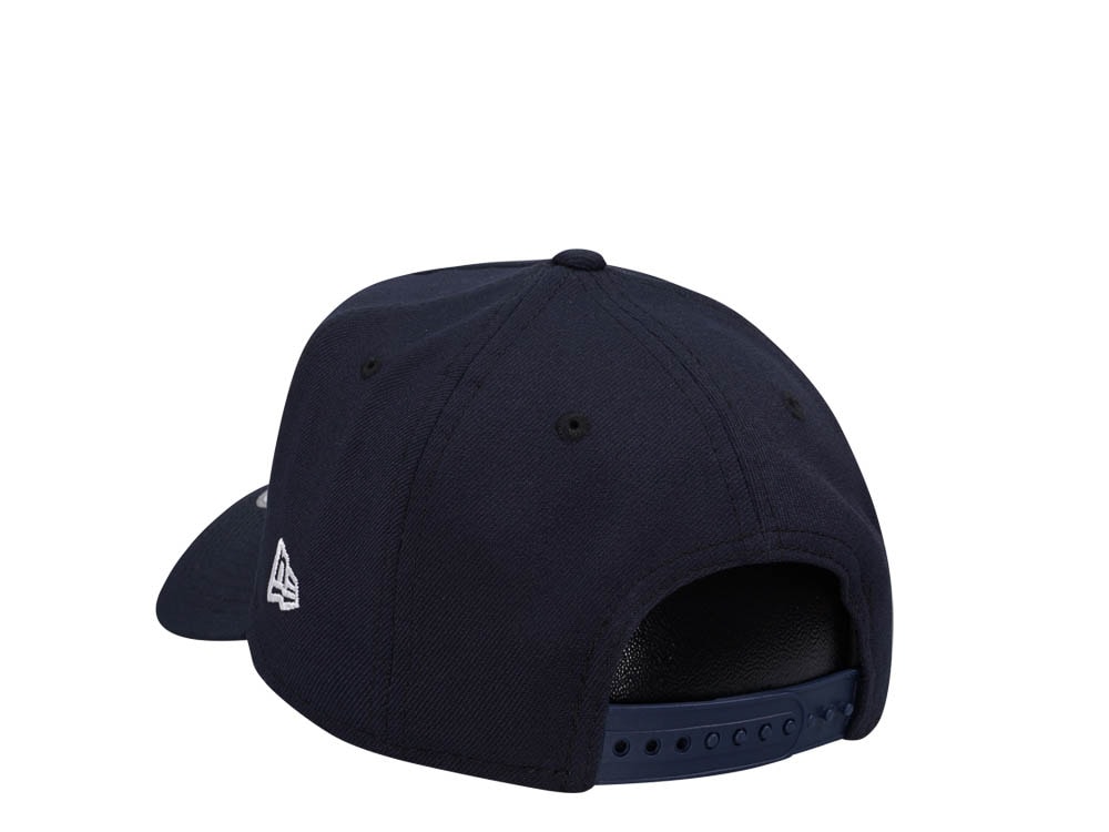 New Era Minnesota Timberwolves Navy Classic Edition 9Forty A Frame Snapback Hat