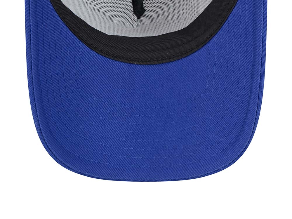 New Era Los Angeles Rams Sideline 2024 9Forty A Frame Trucker Snapback Hat