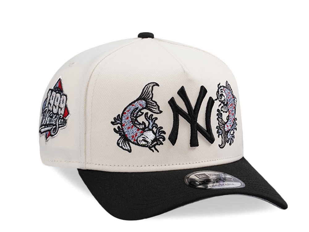 New Era New York Yankees World Series 1999 Chrome Two Tone Edition 9Forty A Frame Snapback Hat