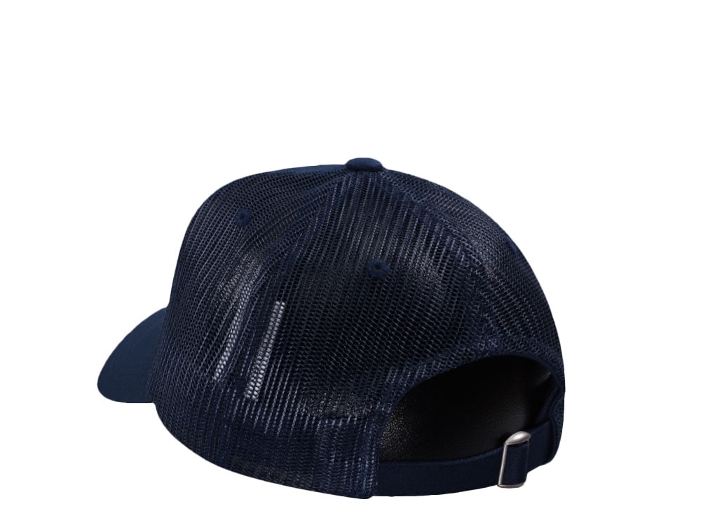 Von Dutch Oval Patch Navy Trucker Strapback Hat