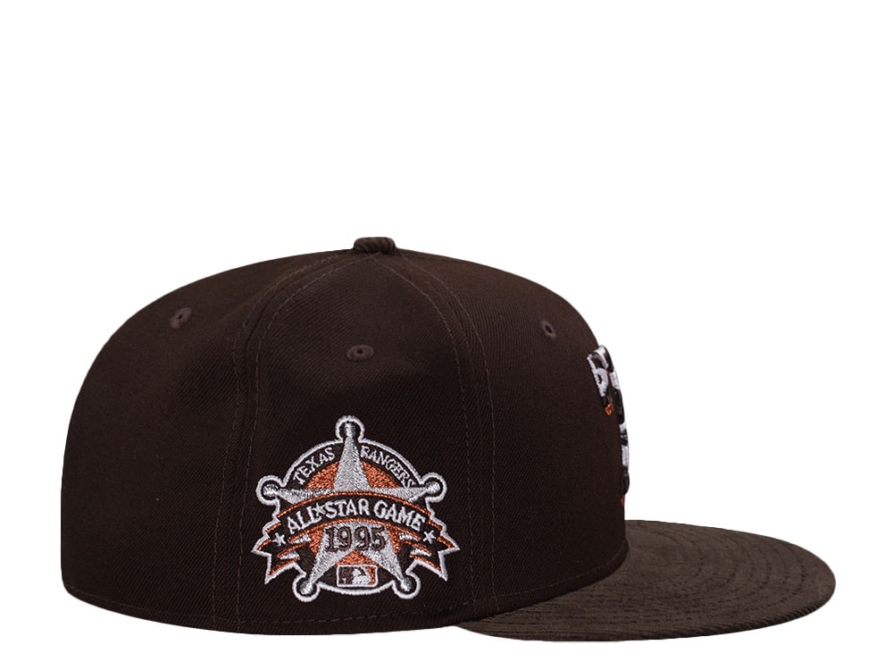 New Era Texas Rangers All Star Game 1995 Cow Cord Two Tone Edition 59Fifty Fitted Hat