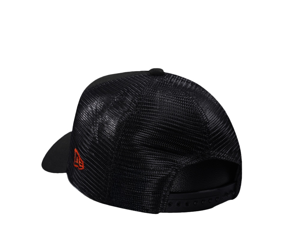 New Era Detroit Tigers Black Classic Edition 9Forty A Frame Trucker Snapback Hat
