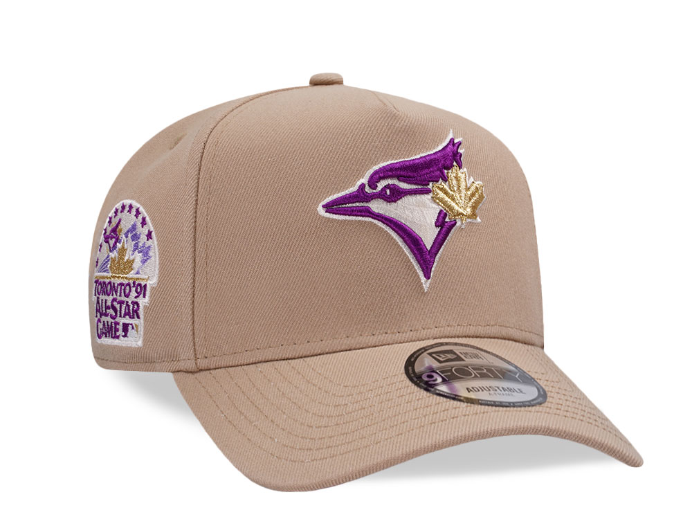 New Era Toronto Blue Jays All Star Game 1991 Sparkling Camel Edition 9Forty A Frame Snapback Hat