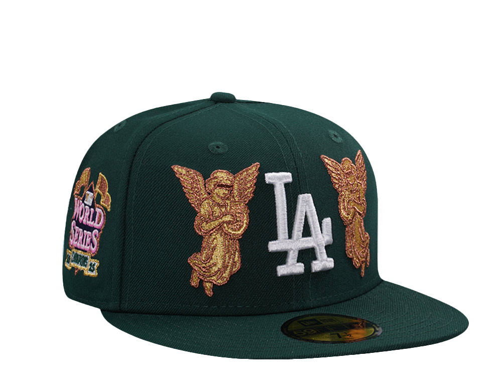 New Era Los Angeles Dodgers World Series 2025 Dark Green Prime Edition 59Fifty Fitted Hat