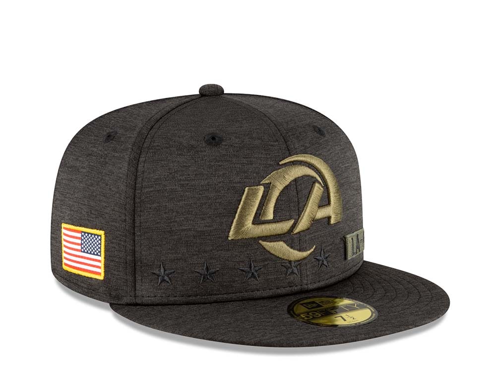 New Era Los Angeles Rams Salute to Service 2020 Fitted 59Fifty Hat